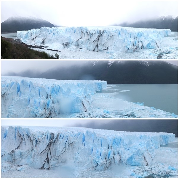 빙하의 푸른 빛은 견뎌온 세월과 비례한다.