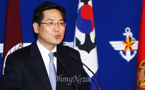 김민석 국방부 대변인이 12일 "북한은 없어져야 할 나라"라고 언급했다. 