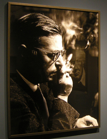  필립 할스만 I '장 폴 사르트르(Jean Paul Sartre)' 젤라틴 실버 프린트 1951 