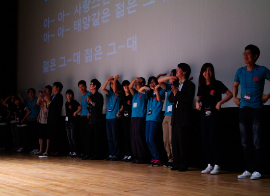 2011년 청춘콘서트 진행현장.