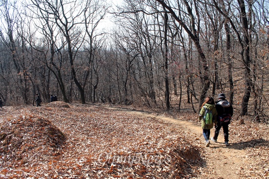  고양힐링누리길에서 '겨울숲' 체험을 위한 걷기행사가 열렸다. 