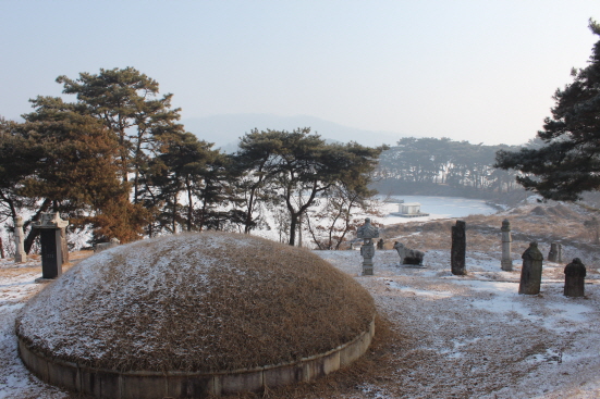 향림마을은 조선시대부터 한씨 집성촌이었다. 지금은 고삼호수를 내려다 보며 한씨 종묘 비석들이 비하게 늘어서 있다. 마치 55년 전 그 옛 추억을 그 옛날 살았던 조상들이 보고 있는 듯하다. 