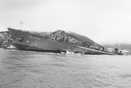 95년 7월 23일 태풍 '페이'로 인해 여천군 남면 소리도 해상에서 14만 톤급 호남정유 소속 유조선 '씨프린스호'가 좌초됐다. 