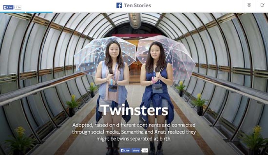 태어나 따로 입양되었다가 페이스북을 통해 25년 만에 다시 만난 쌍둥이 자매. 