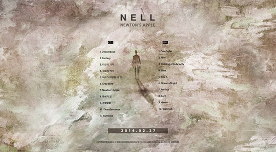  넬의 새 앨범 < Newton's Apple >의 트랙리스트 