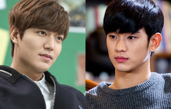  현재 중국에서 신세대 한류 배우로 인기를 끌고 있는 이민호(왼쪽)와 김수현.