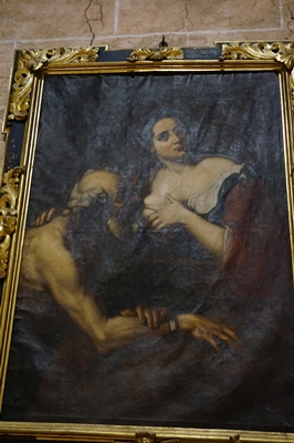 루벤스가 그린 <시몬과 페로>의 모작인듯하다. 진품은 암스테르담에 있는 미술관에 전시되어 있다고 한다. 