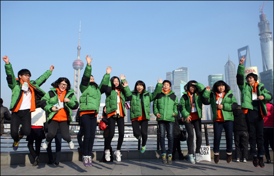 미래에셋이 중국 상해에서 실시하고 있는 '우리아이 글로벌 리더 대장정' 프로그램
