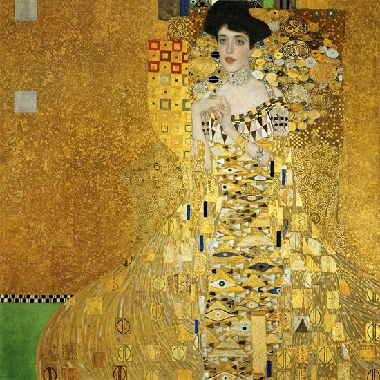 평생 독신으로 살면서 수많은 여성들을 사랑하고 모델로 그렸던 구스타프 클림트 특유의 황금빛 그림.