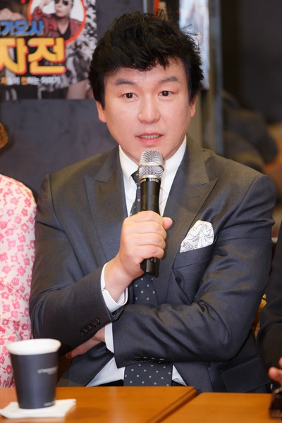  tvN <근대가요사 방자전>에 출연하는 방송인 주병진