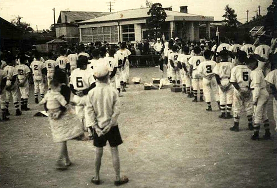  1960년대 전북 초등학교 야구대회 모습
