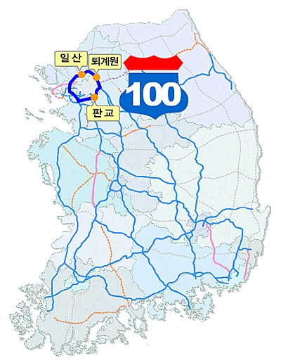 서울외곽순환도로는 왜 100번일까. 답은 '우편번호'에 있다.