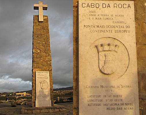 호카곶의 기념비에는 포르투갈 시인 까몽이스의 시 "여기서 육지가 끝나고 바다가 시작되다"라는 구절이 쓰여 있다.