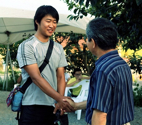 2008년 8월 봉하마을에서 노무현 전 대통령을 만나다.