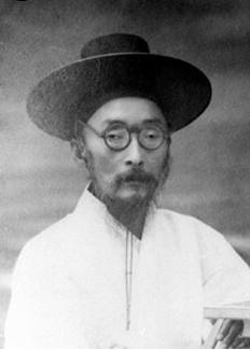 1909년 촬영 황현 사진.