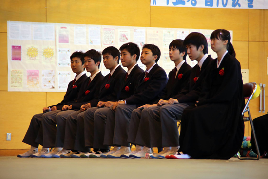동일본 각지 조선학교를 졸업한 신입생이 입학했다. 타 현 출신 신입생들은 대부분은 학교의 기숙사에서 생활한다.
