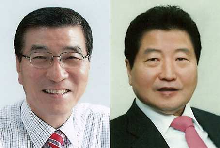 배한성 전 창원시장과 안상수 전 한나라당 대표는 새누리당 창원시장 후보를 놓고 경쟁하고 있다.