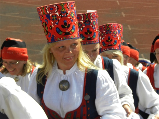 7월 4일부터 6일까지 열린 에스토니아의 대합창제, 라울루피두(Laulupidu)