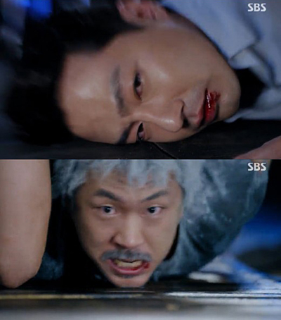  23일 방송된 SBS 수목드라마 <괜찮아, 사랑이야>에서 장재열(조인성 분)은 교도소에서 출소한 형 장재범(양익준 분)에게 피습을 당했다.
