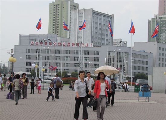 평양역 앞(2013년 촬영 분)
