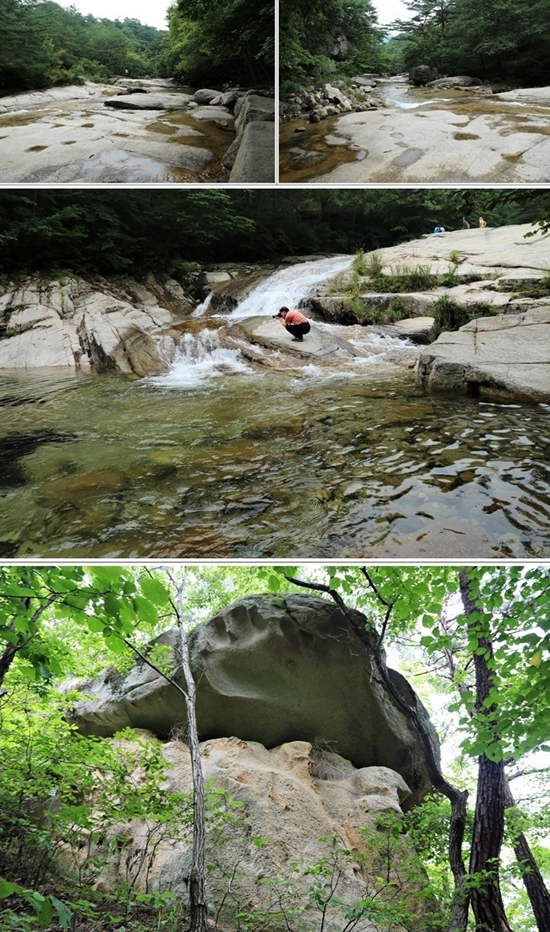  용추계곡 초입 풍경