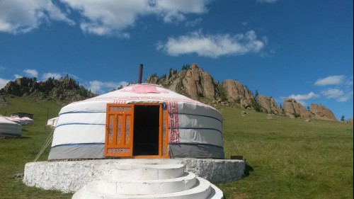 몽골 유목민의 전통 가옥 게르