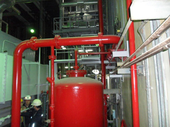 고리2발전소 내 경유 110만리터 옥외탱크저장소의 포소화설비는 평소 시험을 할 수 없는 상태로 유지되고 있었다.