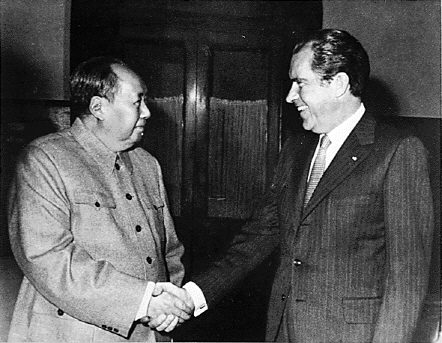 1972년 닉슨의 중국 방문은 핑퐁외교의 결과물이었다.