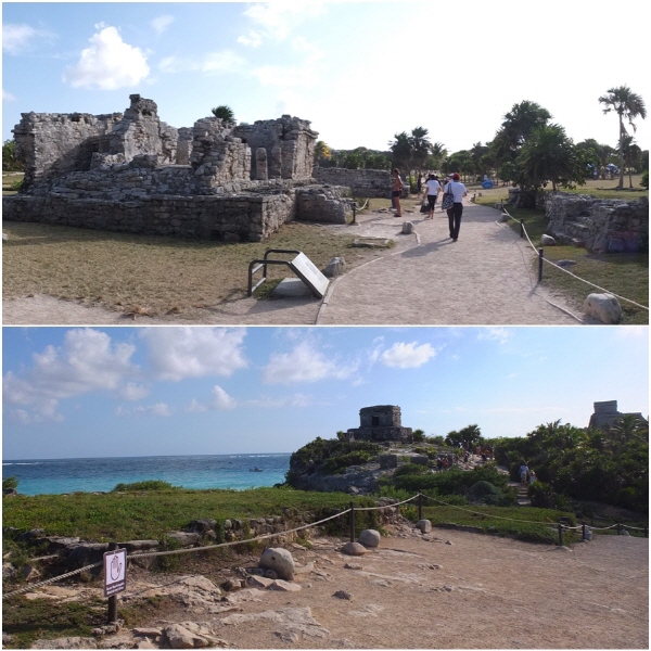 마야 유적지 중에서 유일하게 카리브해를 옆에 두고 지어진 툴룸은 자연을 벗삼아 완벽한 전망을 자랑한다.