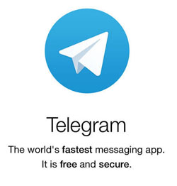 러시아가 개발한 메시전인 '텔레그램'(Telegram).
