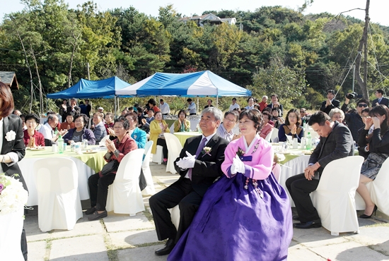  지난 주말 다녀온 야외 결혼식장 풍경
