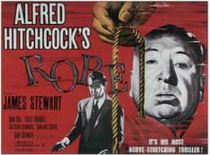 영화 <로프>  1948년 작 히치콕의 최초 컬러 영화. 우리 말로는 <올가미>로도 번역이 되었다.