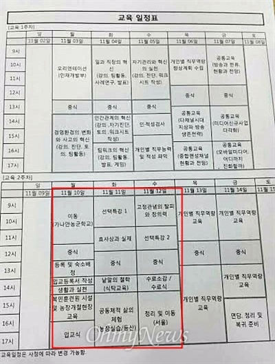  지난 31일 전·현직 노조간부와 <PD수첩> 출신 PD 등을 대거 비보도 부서로 발령 낸 <MBC>가, 이번에는 '교육 명령'을 받은 기자·PD  12명을 상대로 '가나안 농군학교'에 입소할 것을 지시했다. 