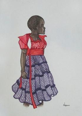 탄자니아에서 그린 그림 (www.facebook.com/sooroway)