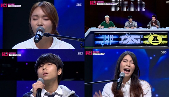  SBS <일요일이 좋다-K팝스타4> 첫 방송 주요 장면들.