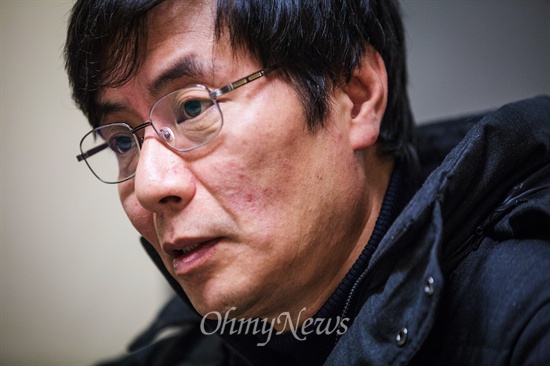 '유서대필' 사건으로 2014년 2월 24년 만에 무죄 판결을 받은 강기훈씨. 
