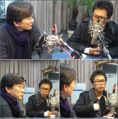 2010년 12월 4일, 손석희의 <시선집중>에 출연한 김태호 PD
