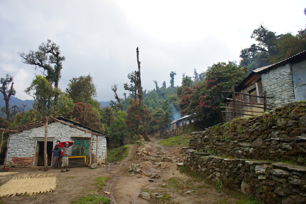 고레파니 가는 길. 작은 마을들로 이어진다. 