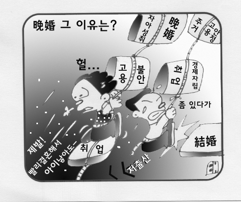 만혼의 이유는? 고용불안,주거안정,경제 자립이 만혼불러