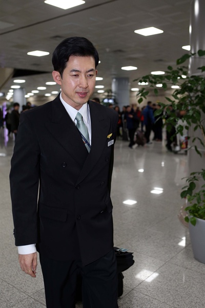 '땅콩 회항' 사건 당시 조현아 전 대한항공 부사장에 의해 비행기에서 쫓겨났던 박창진 사무장.
