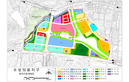  대구수성의료지구 조감도.