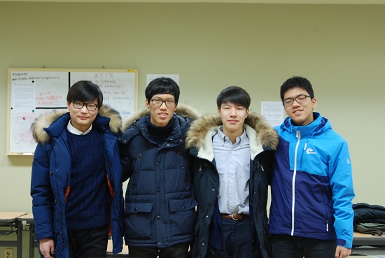 사제의 꿈을 키워가고 있는 조광희, 김형섭, 김산, 김용우 예비신학생(왼쪽부터).