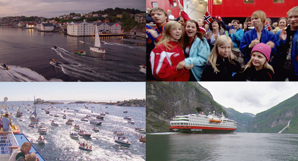  노르웨이의 슬로우 TV 속 장면