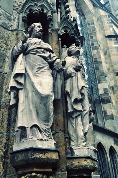 독일의 한 성당 조각상