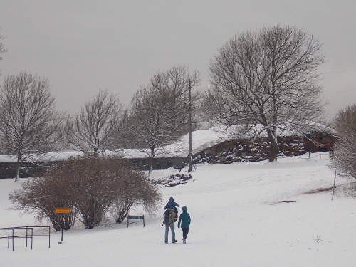 산타클로스의 고향이라서 그런지 핀란드는 눈이 많이 내린다. 