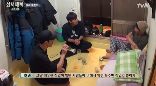  지난 20일 방영한 tvN <삼시세끼-어촌편> 한 장면