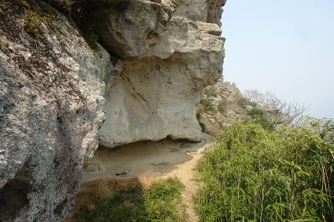 금골산의 상굴에 조성되어 있다.