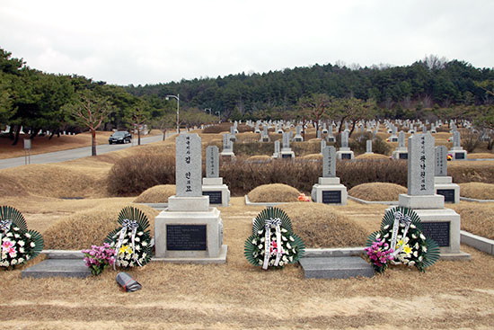 김인은 대전 현충원 애국지사 제2묘역에 할머니 곽낙원과 함께 나란히 잠들어 있다. 
