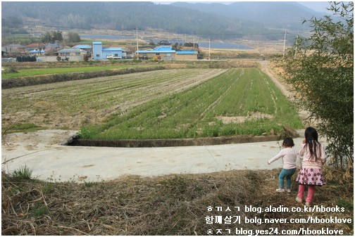 마을 뒤쪽 비탈밭에 줄줄이 햇볕전지판이 들어섭니다. 조용하면서 경치와 경관이 좋다고 손꼽히는 멧등성이 밑쪽에 굳이 햇볕전지판을 세워야 했을는지 궁금합니다.