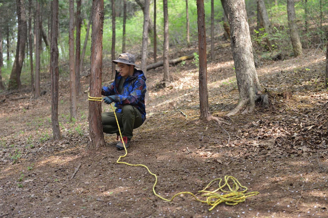 정수씨는 대학원에 다니면서 따로 숲길 체험 지도사, 유아 숲 지도사를 공부했다.
